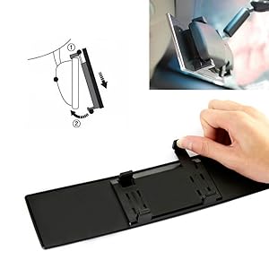 iJDMTOY Universal Fit JDM 300mm 12-Inch Wide Flat Clip On Rear View Mirror