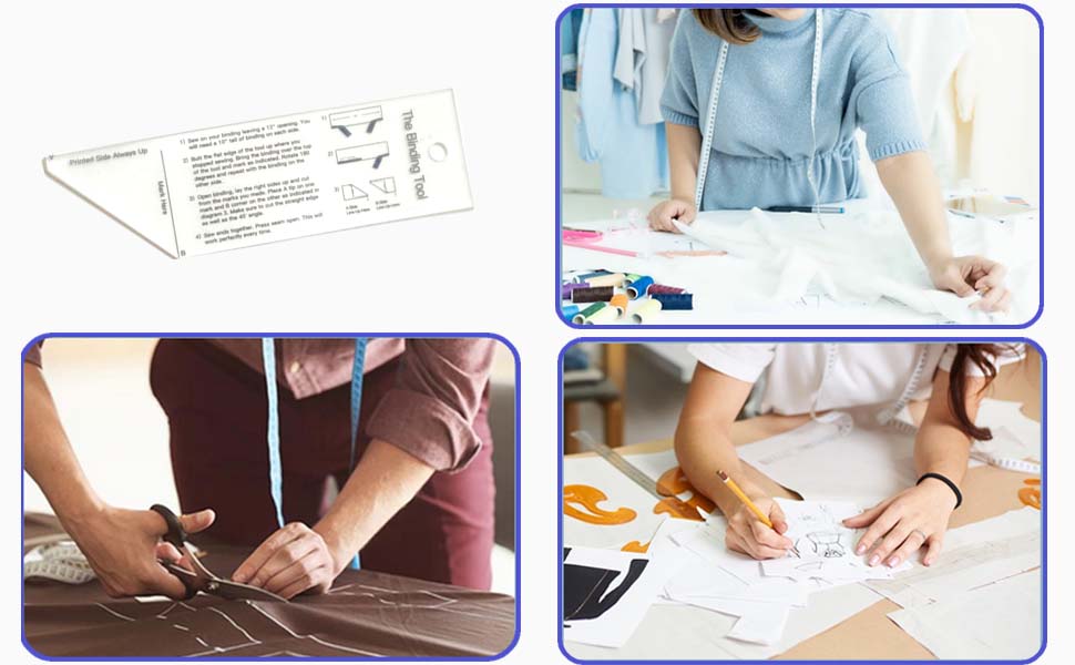Binding Patchwork Ruler Ruler Sewing Machine Ruler Fabric Quit Binding Tool Template Quilting