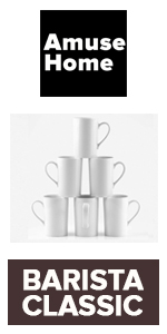 Amuse- Professional Barista Caneca clássica empilhável - Conjunto de 6 (295 g)