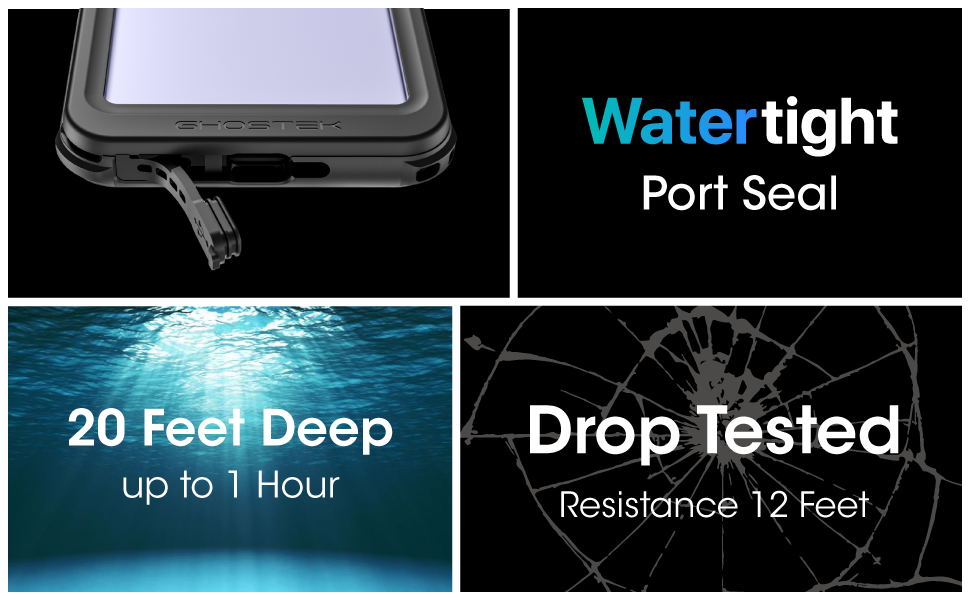 Ghostek NAUTICAL S21 Waterproof Case with Screen Protector BuiltIn