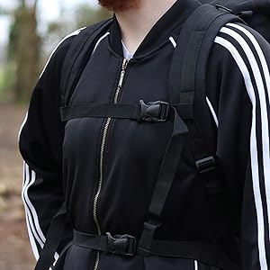 camping hiking travel backpacking big walking storage zip durable compartments trekking festival bag