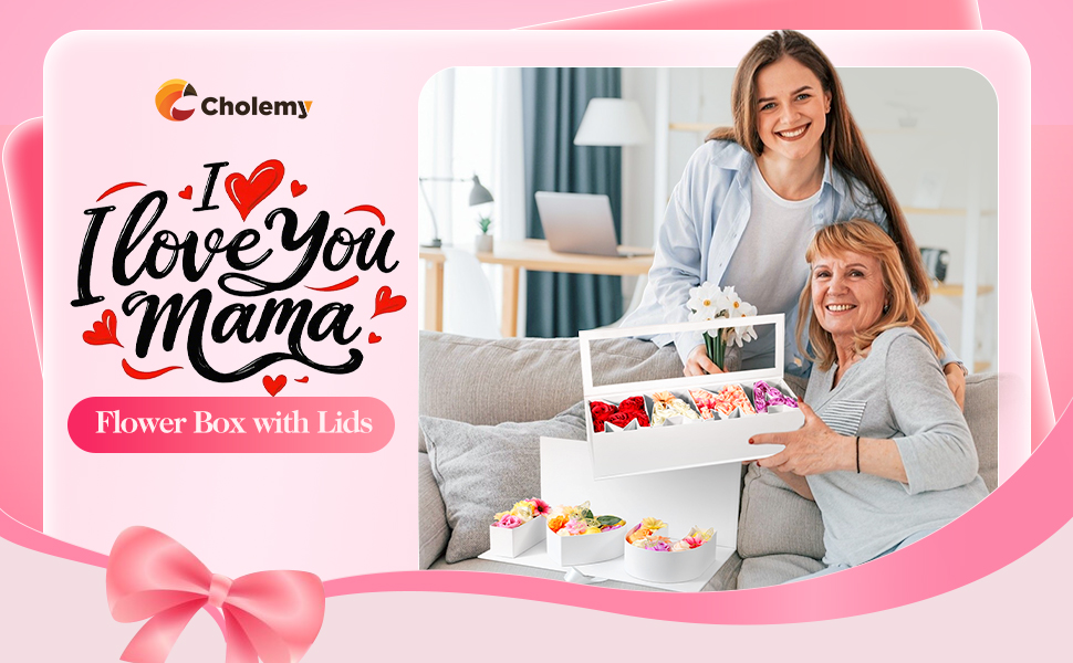 mama♡ Amazon.com: Cholemy 2 Sets I Love You Mama Gift Flower Box