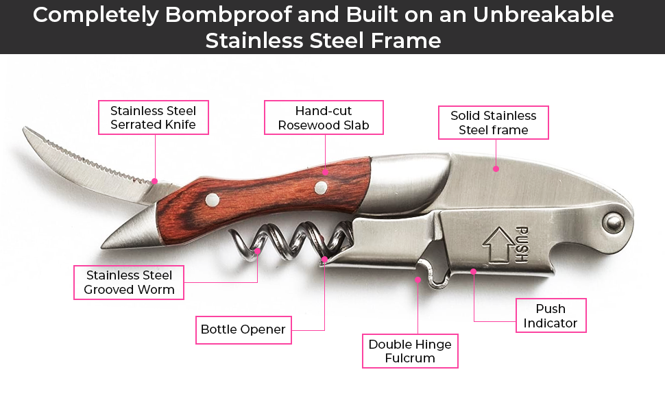 Prestige Waiters Corkscrew By Coutale Sommelier Rosewood