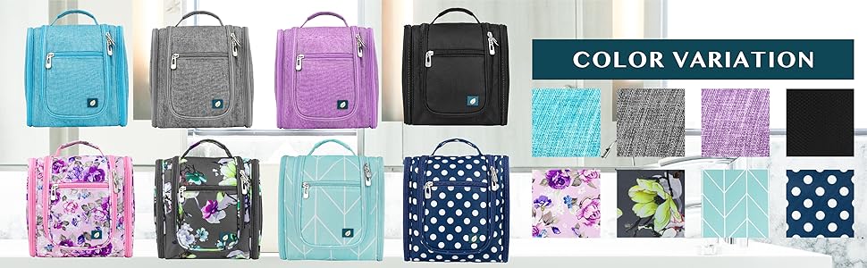 Pavilia travel organizer makeup brush skincare shower airplane shampoo soap bag