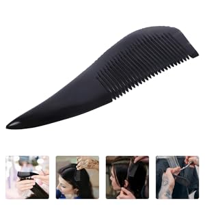 Amazon | Beatifufu バッファローホーンコーム ヘアコーム クシ