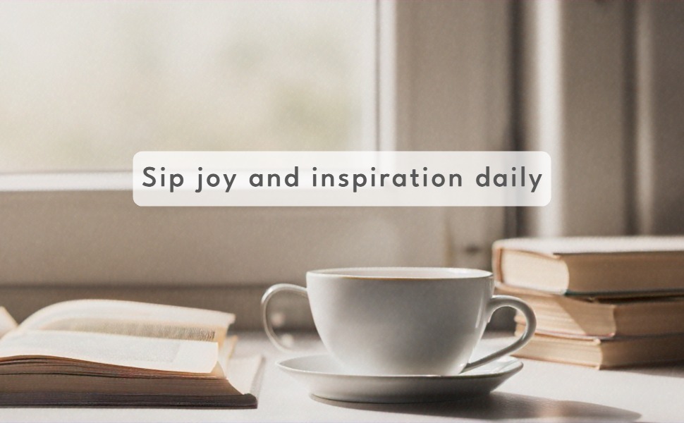 Happiness is a Cup of Coffee & My Bible Mug - Ceramic Christian Gift for Women - Image 2