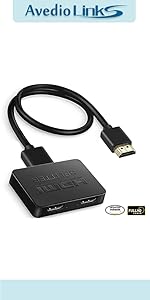 Amazon Avedio Links Hdmi 音声分離 4k 30hz Hdmi 音声分離器 光デジタル オーディオ アナログ出力 サウンド分離器 Spdif Rca白赤 L R 音声出力 Hdmi 音声分配器 デジタルオーディオ分離器 Ps3 Ps4 Ps5 Xbox Blu Ray Dvd 対応 Avedio Links