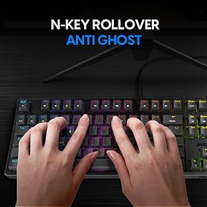 NOVA Optical PRO mechanical gaming keyboard with N-key rollover