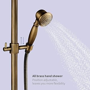 Hand shower.
