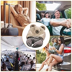 Hoodie Travel Neck Pillow