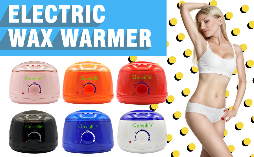 GreenLife® Hair Removal Wax Warmer (Wax Warmer Only, White) Amazon.ca