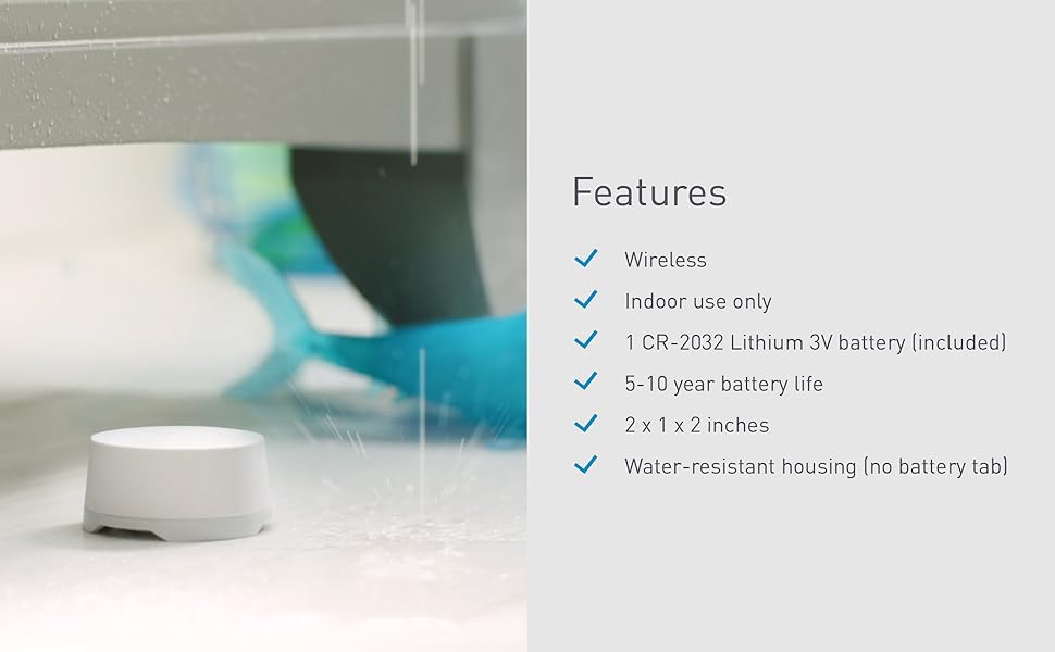 SimpliSafe Water Sensor AlarmFlood Home Security