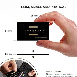 Porta Passaporto Carte Blocco RFID Protezione Per Carte Di