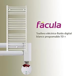 Fácula – Toallero Eléctrico Fluido Digital Programable Blanco ...