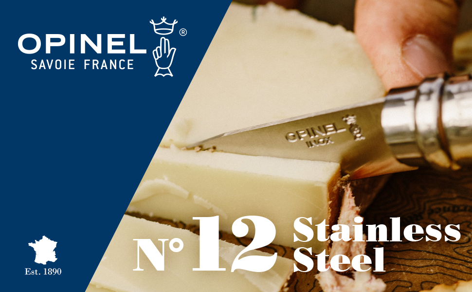 opinel no 12 stainless steel knife pocket