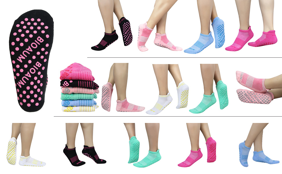 anti slip cushioned yoga socks hospital socks