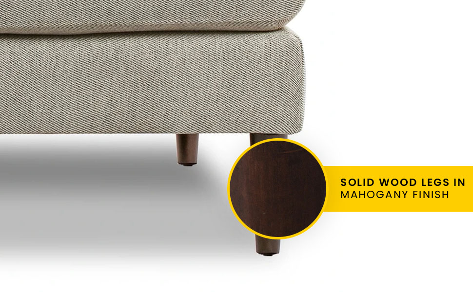 POLY & BARK Latta Sofa, Twill Stone Home & Kitchen