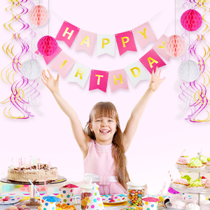 birthay party packs pink 