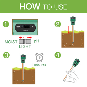 Sonkir Soil pH Meter - 3-in-1 Moisture & Light Tester -9 Sonkir Soil pH Meter - 3-in-1 Moisture & Light Tester -9