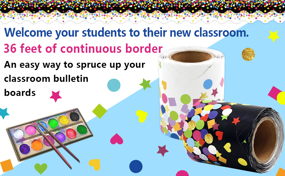 Bulletin Board Border for Classroom Bulletin Board