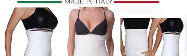 BODYPERFECT Figurformende Bauchbinde für Männer Rückenwärmer Wärmegürtel Rücken