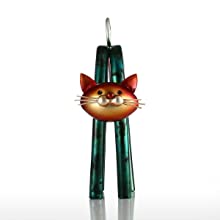 Spring Little Cat Metal Modern Sculpture