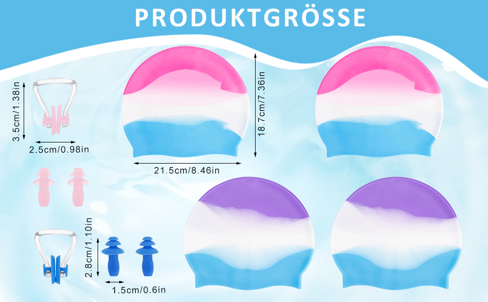 Kinder Badekappe