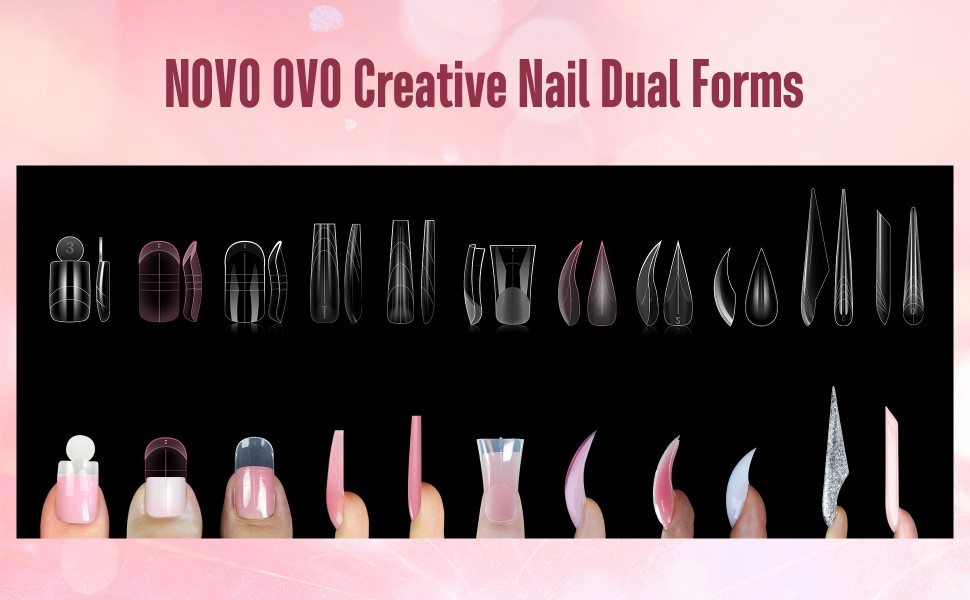 NOVO OVO Creative nail dual forms