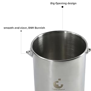 Stainless Steel Enema Bucket 2 Quart Coffee Enema Bucket Colon Cleanse Kit Detox Enemas 06