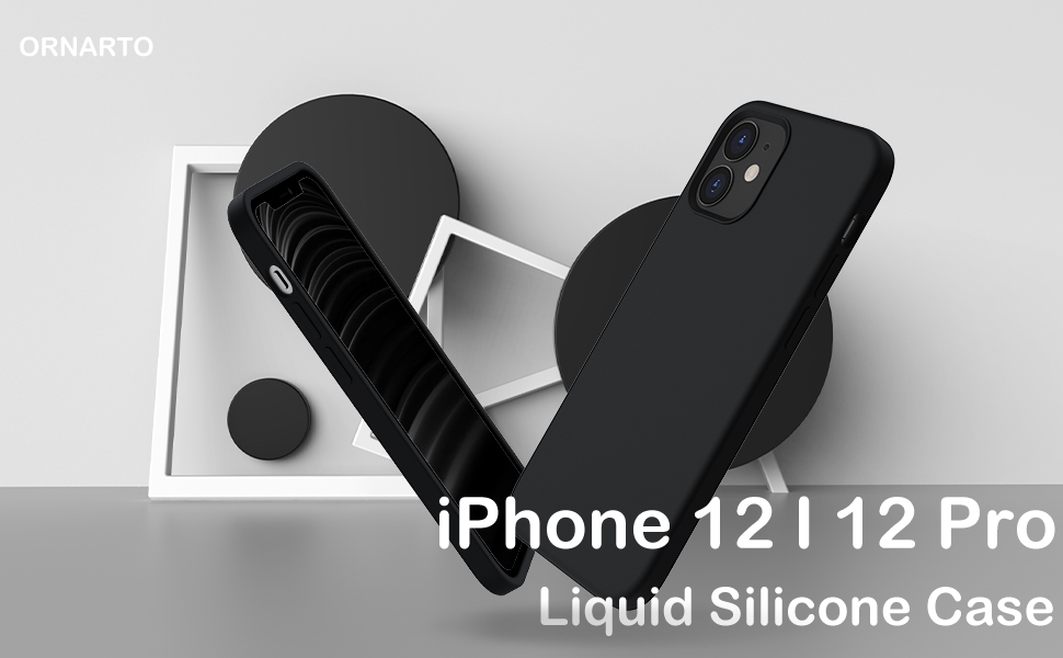 ORNARTO Compatible with iPhone 12 Case 6.1 and iPhone 12