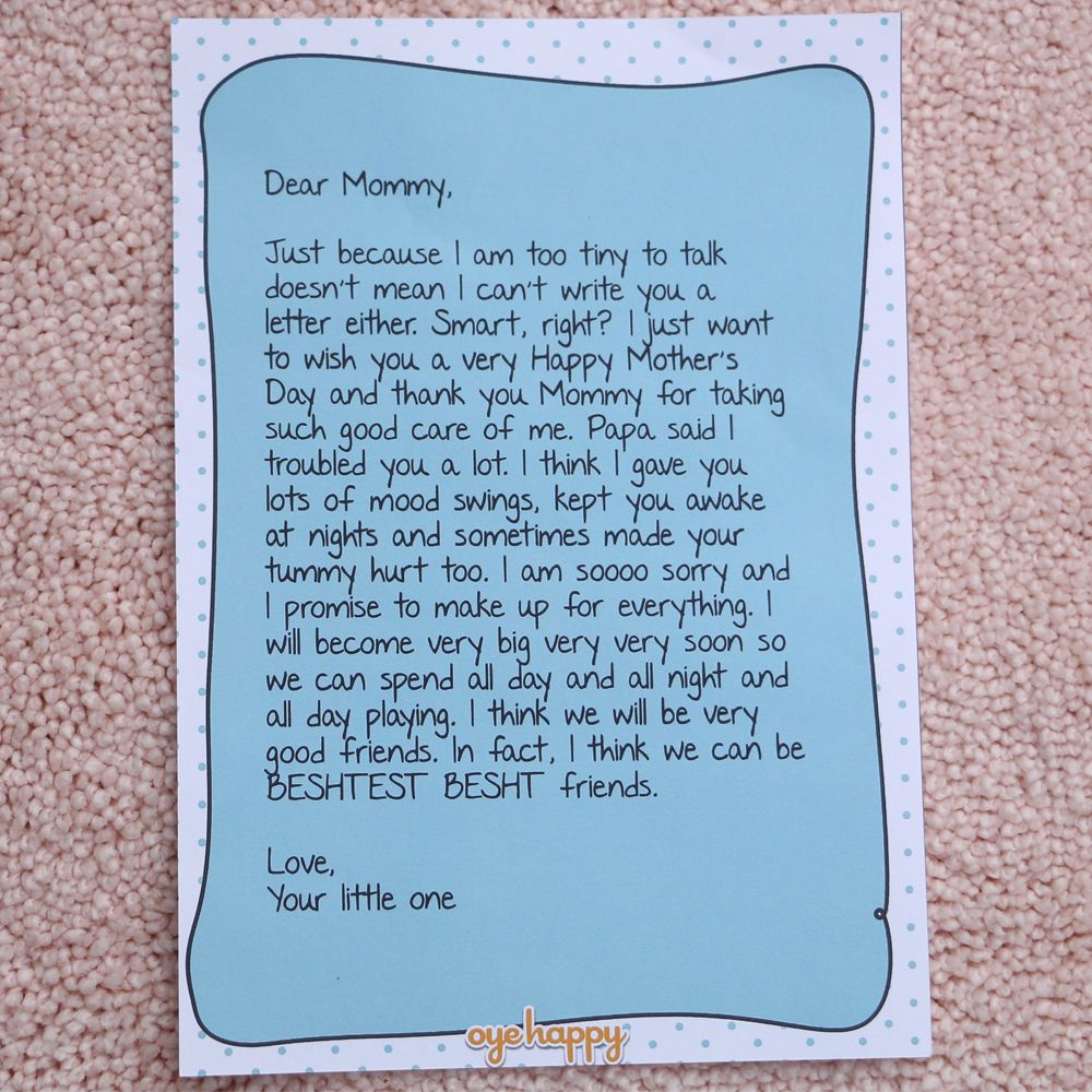 New Mom Gift - Letter for Expecting Mothers -11