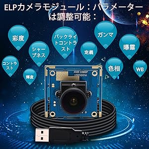 ELP 200USB メガピクセル USBカメラモジュール ELP 200USB メガピクセル USBカメラモジュール