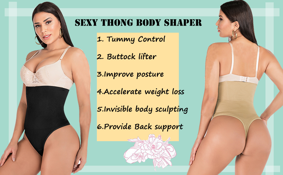 Thong Panty Shapewear Postpartum Underwear Women Girdle Tummy Control Slimmer Body Shaper