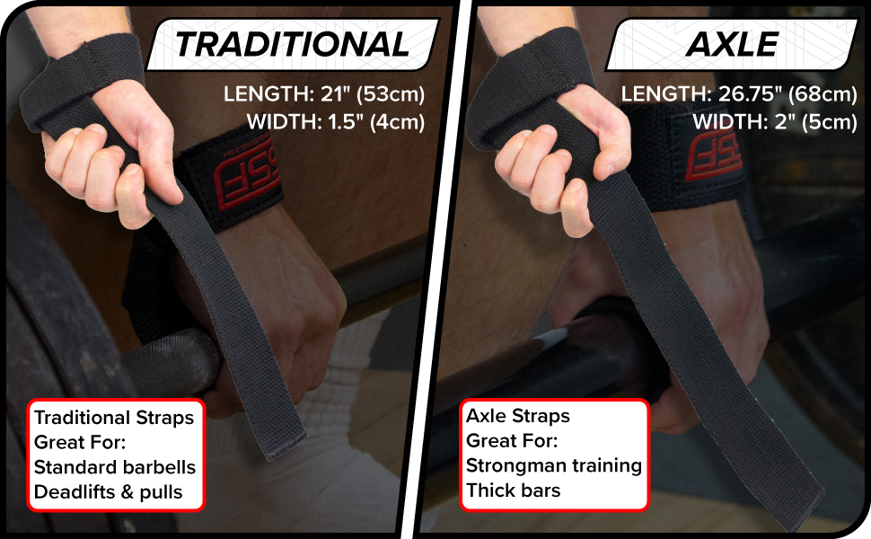 SERIOUS STEEL FITNESS Extra Large Lifting Strap 1.75