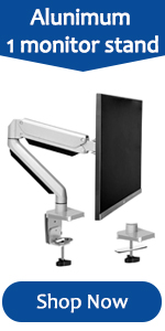 silver monitor mount