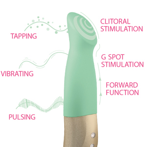 Fun Factory SUNDAZE, 4 en 1 Vibrador que pulsa, aleta ...