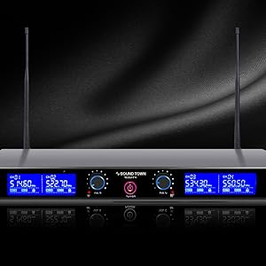 NESO-F4 Series Professional UHF Rack Mountable Wireless Microphone System - Interference Free