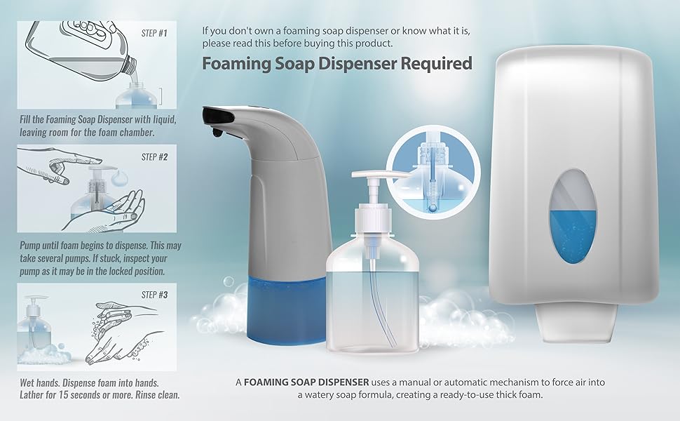 Lemongrass foaming antibacterial hand soap