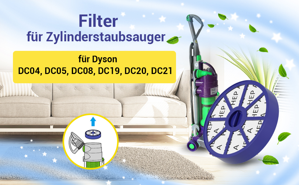 Filter Hepa Replacement for Dyson DCO4 DC05 DC08 DC19 DC20 DC21 Vacuum