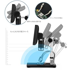 Amazon.co.jp: LINKMICRO デジタル顕微鏡 7インチ LCD 1080P