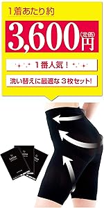 キュリーナ Culina ヒップアップ 上品 補正ショーツ M ブラック サイズ