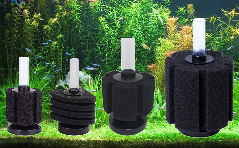 Lefunpets Sponge Filter Breeding Fry Betta Shrimp Nano