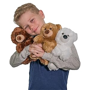 Fluffuns Teddy Bear Stuffed Animal - Teddy Bears Stuffed Animals 9 Inch Stuffed Bear