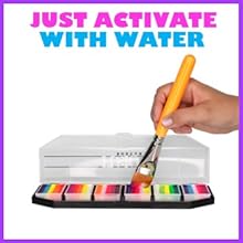 water activated safe face and body painting palette for Halloween Costumes Cosplayers and kids