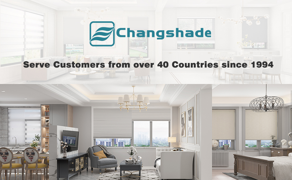 Changshade Cordless & Light Filtering Cellular Shade
