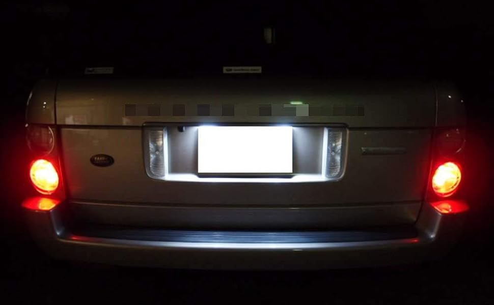 freelander 2 number plate bulb