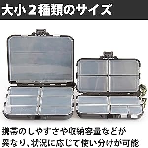 Amazon.co.jp: Felimoa ルアー収納用タックルボックス ルアーケース