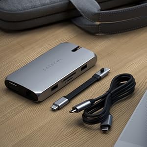 Προσαρμογέας πολλαπλών θυρών Satechi USB-C για εν κινήσει