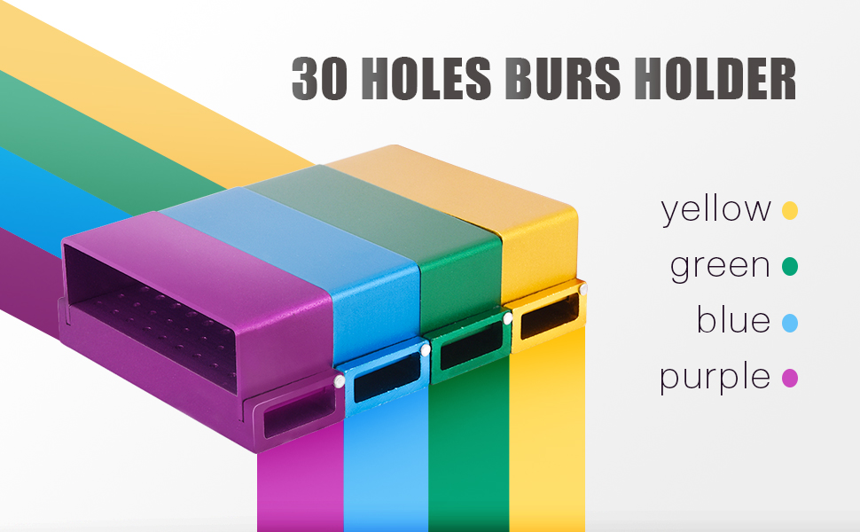 30 holes bur holder