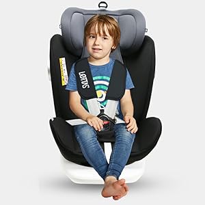 たすチャイルドシートのみ Amazon | LETTAS チャイルドシート 360° 回転式 0か月~12歳頃(0